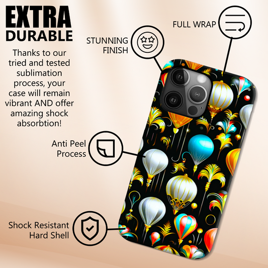 Balloons 1, Tough Phone Case, Full Wrap Technology, Crafted From Premium Polycarbonate, Great Gift Idea...