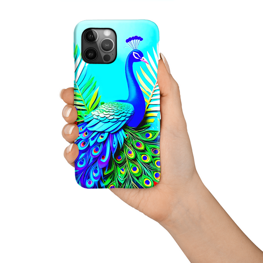 Peacock 2, Tough Phone Case, Full Wrap Technology, Crafted From Premium Polycarbonate, Great Gift Idea...
