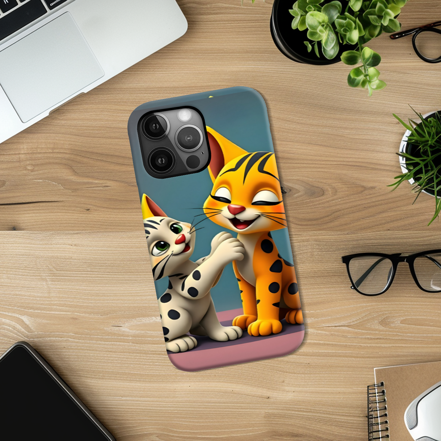 Cat 1, Tough Phone Case, Full Wrap Technology, Crafted From Premium Polycarbonate, Unique Image...