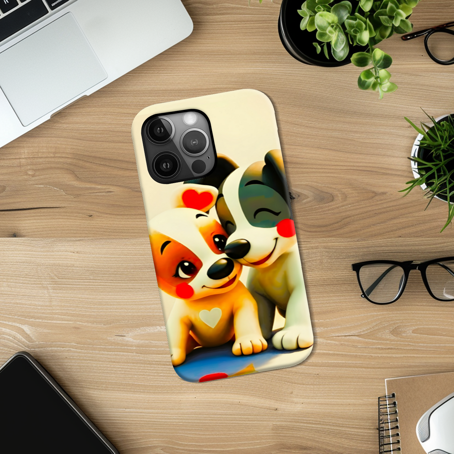 Dogs 2, Tough Phone Case, Full Wrap Technology, Crafted From Premium Polycarbonate, Unique Image...