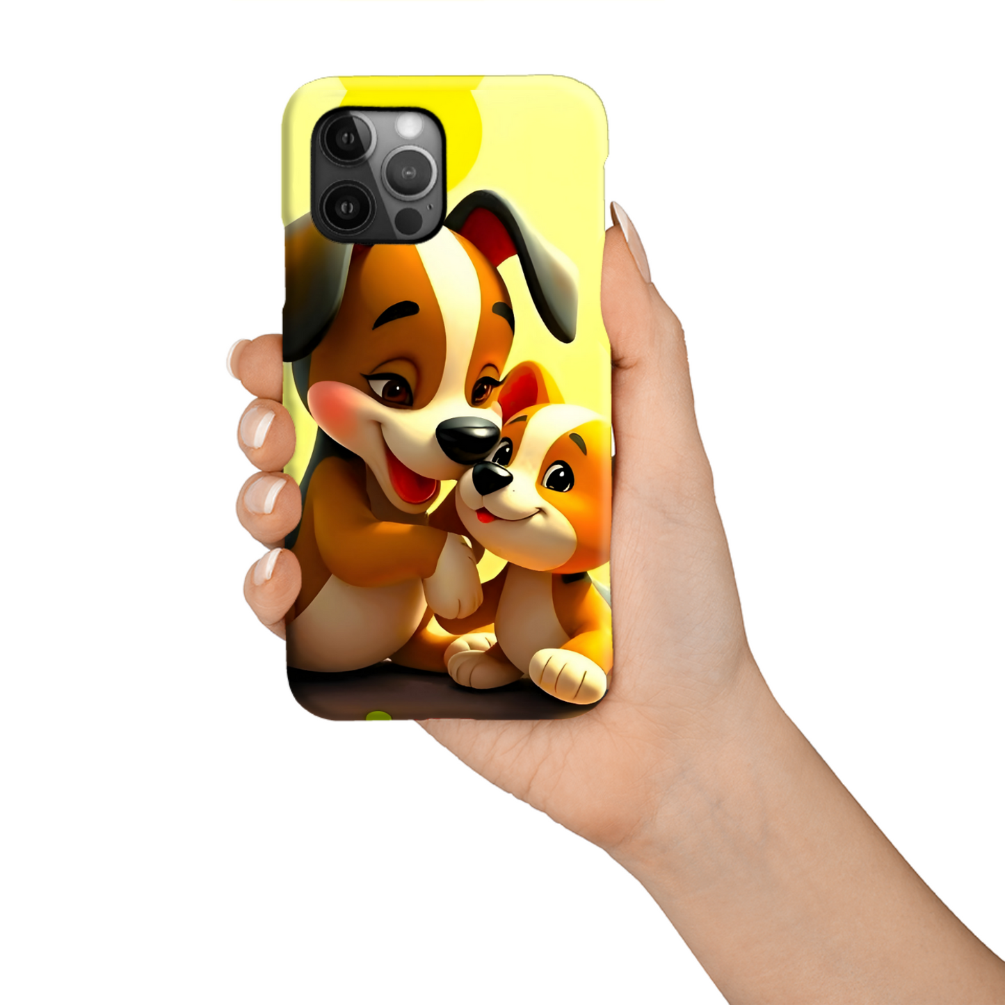 Dogs 3, Tough Phone Case, Full Wrap Technology, Crafted From Premium Polycarbonate, Unique Image...