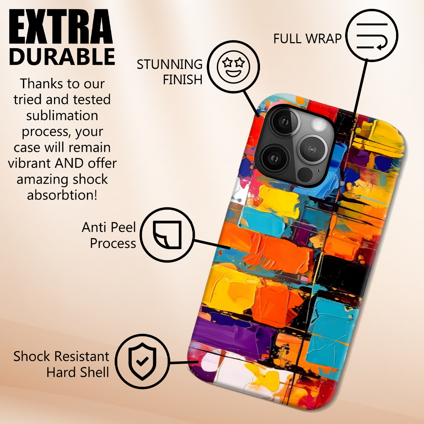 Cultural Fusion 4, Slim Phone Case, Crafted From Premium Polycarbonate, Full Image Wrap, Unique Image...