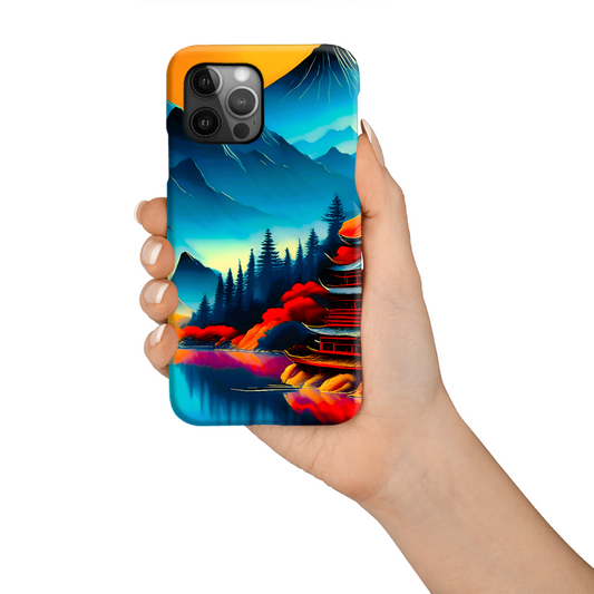 Chinese Landscape 1, Tough Phone Case, Crafted From Premium Polycarbonate, Full Image Wrap, Unique Image...