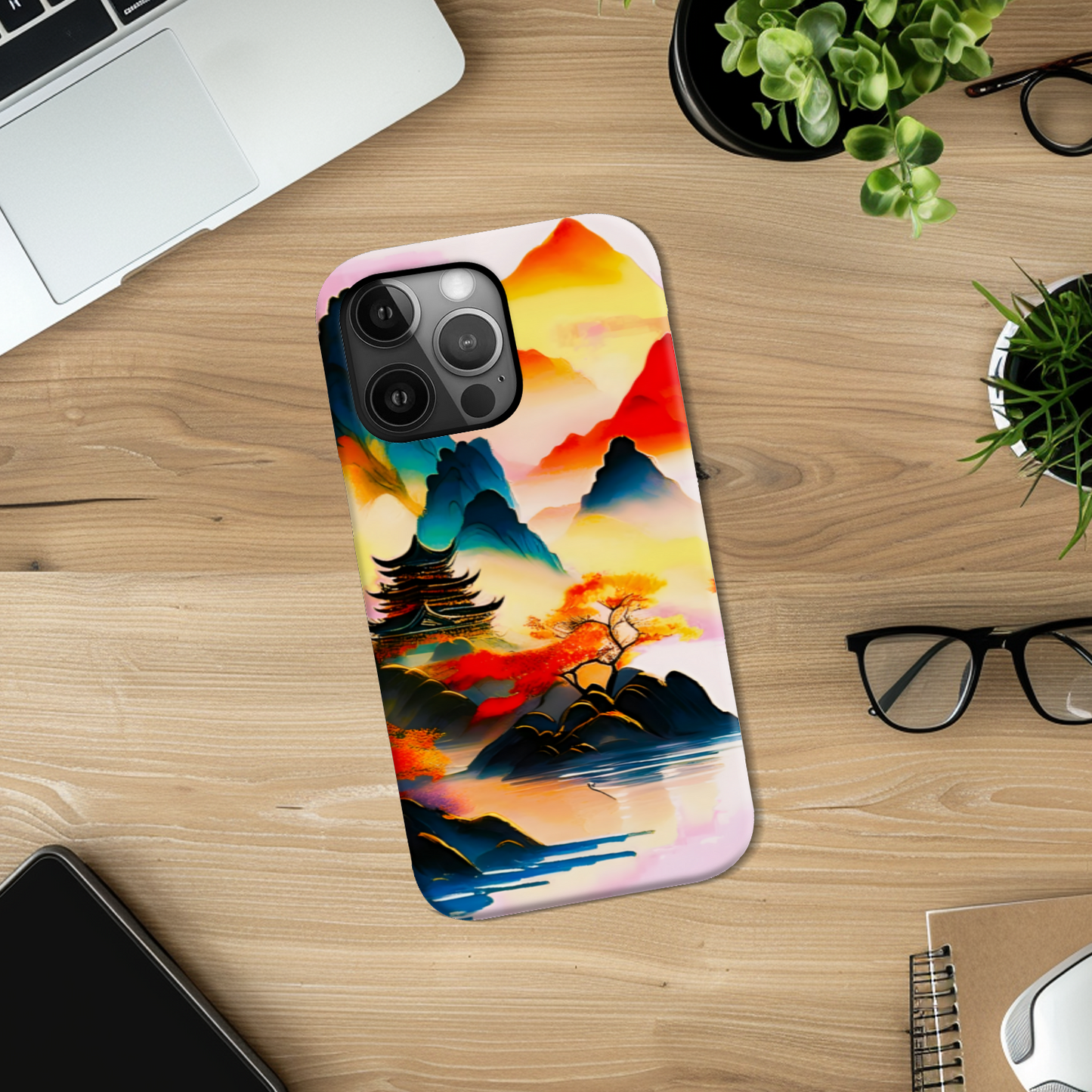 Chinese Art 2, Tough Phone Case, Full Wrap Technology, Crafted From Premium Polycarbonate, Unique Image...
