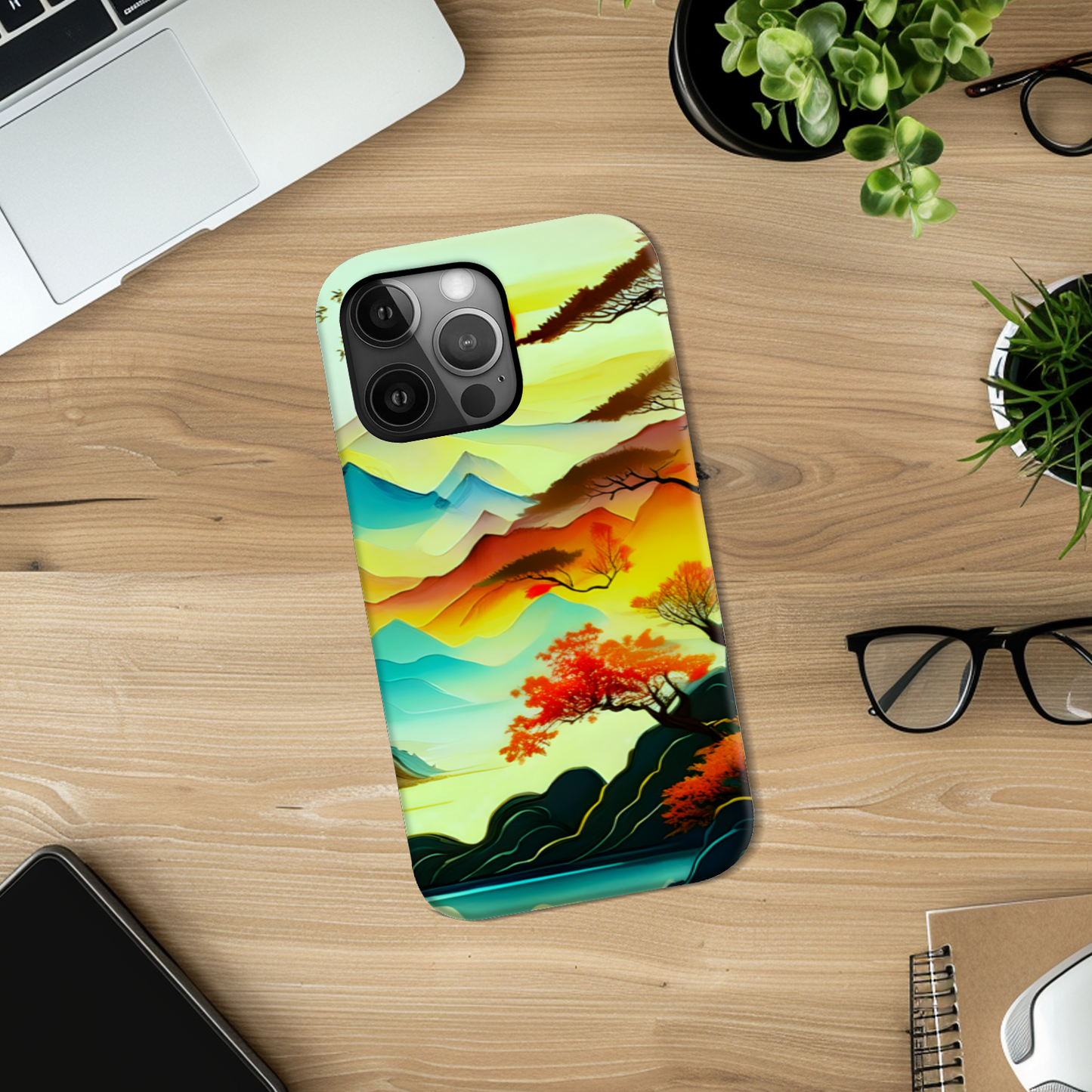 Chinese Art 4, Tough Phone Case, Full Wrap Technology, Crafted From Premium Polycarbonate, Unique Image...