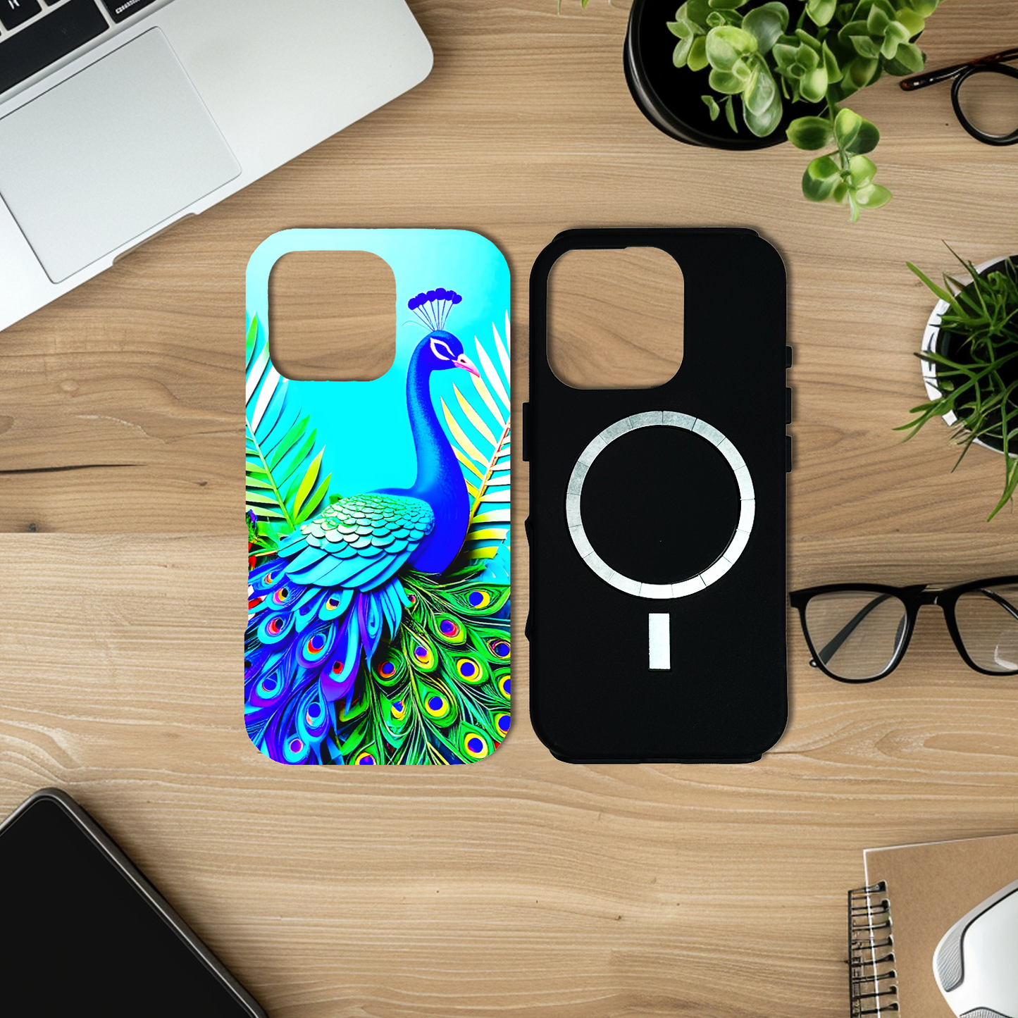 Peacock M2,  MagSafe Tough iPhone Case, Full Wrap Technology, Crafted From Premium Polycarbonate...