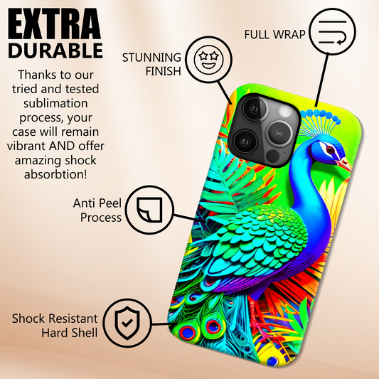 Peacock M3, MagSafe Tough iPhone Case, Full Wrap Technology, Crafted From Premium Polycarbonate...