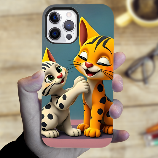 Cats 1, MagSafe Tough iPhone Case, Full Wrap Technology, Crafted From Premium Polycarbonate...
