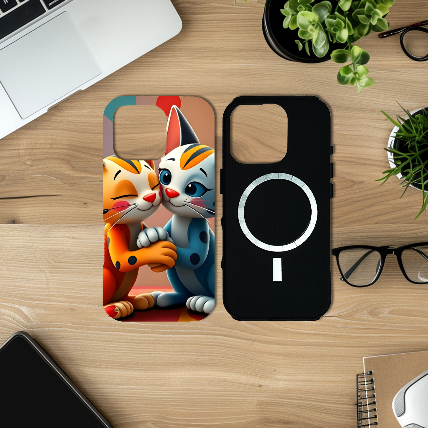 Cats 2, MagSafe Tough iPhone Case, Full Wrap Technology, Crafted From Premium Polycarbonate...