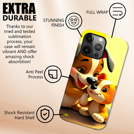 Puppies 3, Magsafe Tough Phone Case, Full Wrap Technology, Crafted From Premium Polycarbonate...