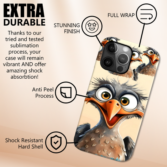 Funky Birds B2, Magsafe Tough iPhone Case, Full Wrap Technology, Crafted From Premium Polycarbonate, Unique Image...