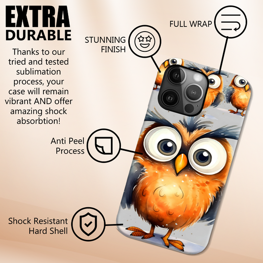 Funky Birds B4, Magsafe Tough iPhone Case, Full Wrap Technology, Crafted From Premium Polycarbonate, Unique Image...