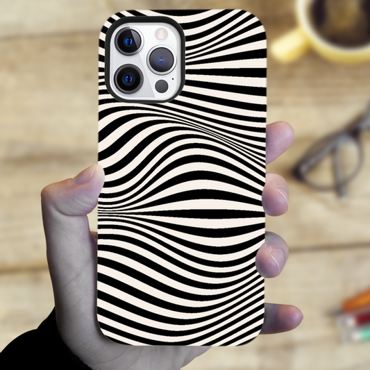 Zebra Print TP1, Tough Phone Case, Full Wrap Technology, Crafted From Premium Polycarbonate, Unique Image...