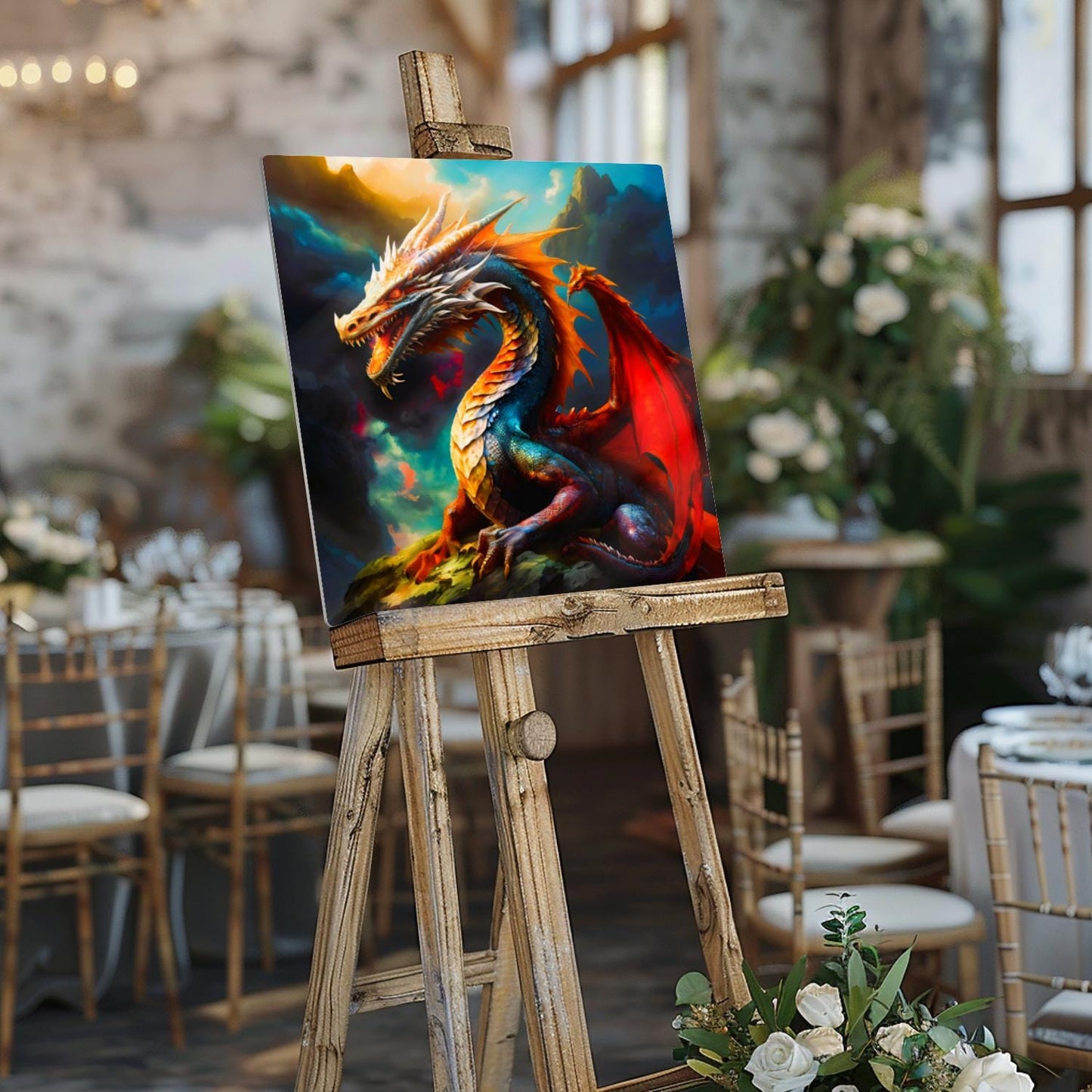 Dragon D3, Printed On Gloss Aluminium To Enhances Colours And Detail, Unique Wall Print, A Gift For A Lifetime..