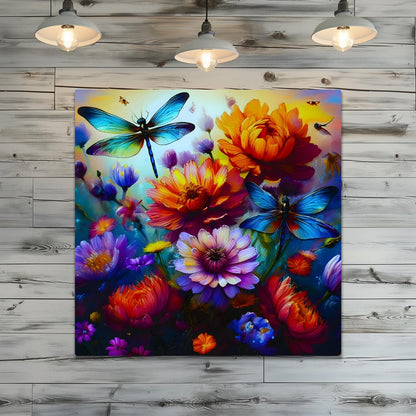 Dragonfly 4, Printed On Gloss Aluminium To Enhances Colours And Detail, Unique Print, An Enduring Gift...