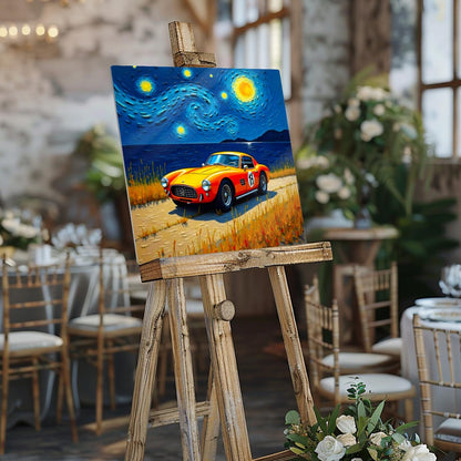 Motor Car No.C2, Printed On Steel, Unique Image, Original Print, Highly Detailed, Vibrant Colours, A Gift That Lasts Forever
