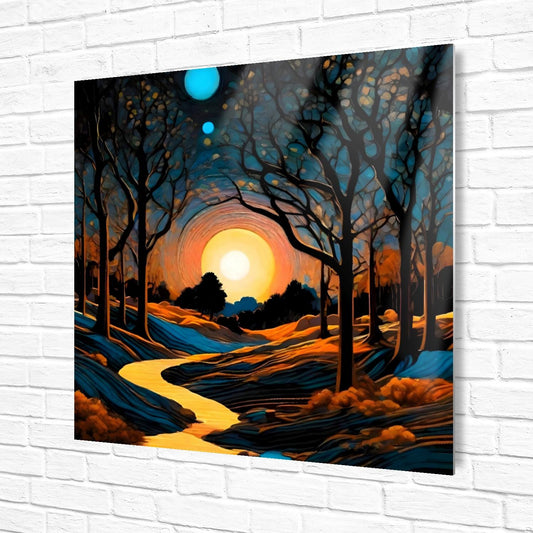 Landscape L4, Printed On Steel, Unique Picture, Vivid Image, High Quality Prints, Ready To Hang, A Gift That Will Lasts Forever
