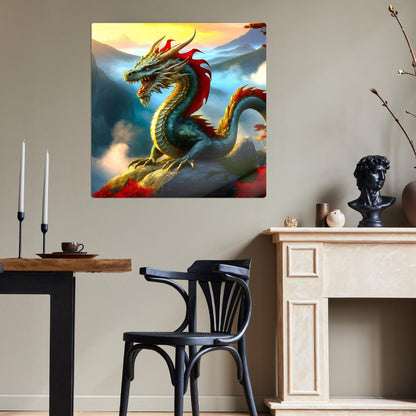 Dragon D1, Printed On Gloss Aluminium To Enhance Colours And Detail, Unique Wall Print, A Gift For A Lifetime...