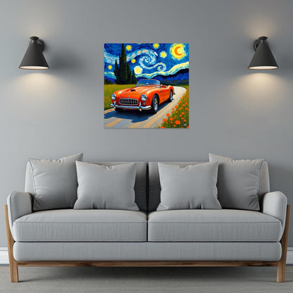 Car No7, Printed On Steel, Unique Image, Original Print, Highly Detailed, Great Gift Idea, Vibrant Colours, A Gift That Lasts Forever