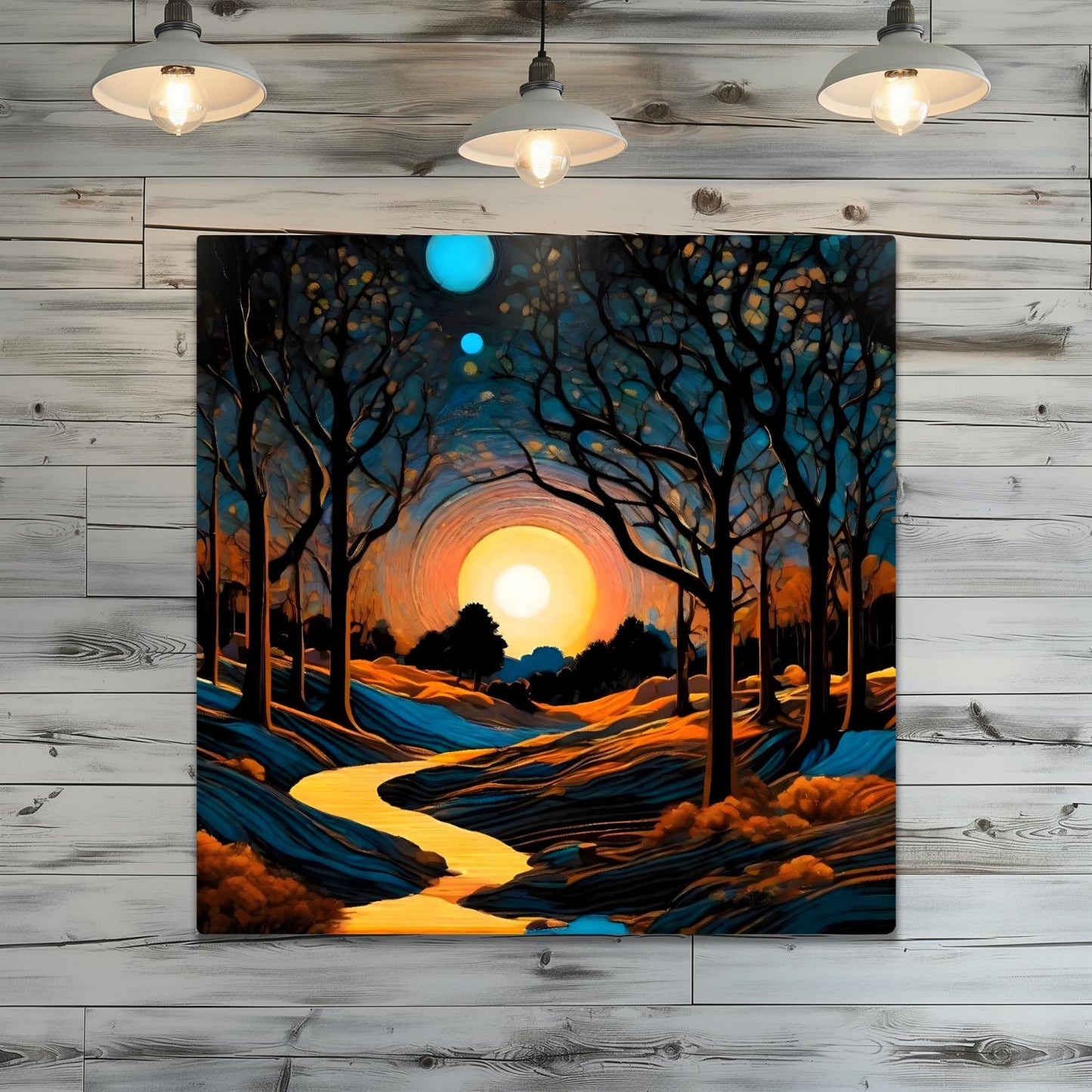 Landscape L4, Printed On Steel, Unique Picture, Vivid Image, High Quality Prints, Ready To Hang, A Gift That Will Lasts Forever