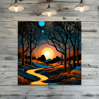 Landscape L4, Printed on aluminium to enhance colour and detail. A great gift idea that will endure a lifetime...