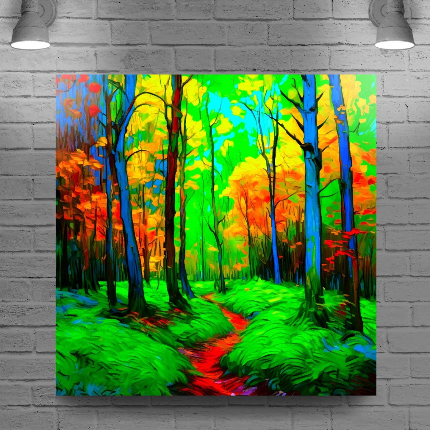 Wood Green No.WG3, Canvas Wall Art, Vivid Colours, Unique Wall Art, Unique Image, Box Canvas, Art Is A Gift For A Lifetime.