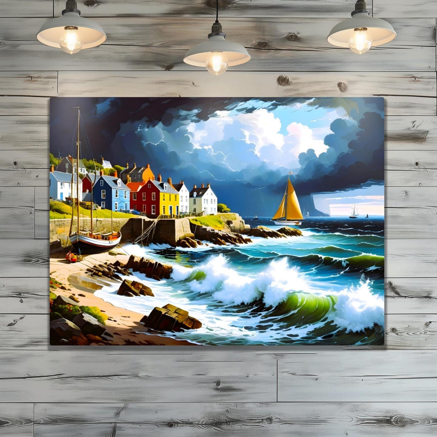 Coastal CO3, Printed On Gloss Aluminium To Enhance Colours And Detail, Unique Wall Print, A Gift That Will Last A Lifetime...