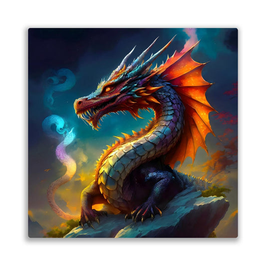 Dragon D2, Printed On Gloss Aluminium To Enhance Colours And Detail, Unique Wall Print, A Gift For A Lifetime...
