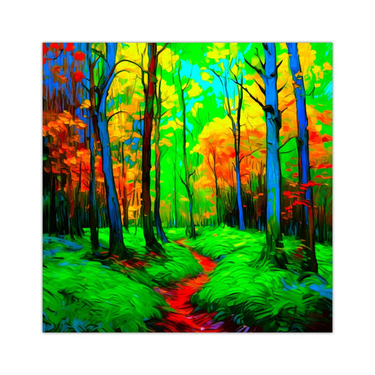 Wood Green No.WG3, Canvas Wall Art, Vivid Colours, Unique Wall Art, Unique Image, Box Canvas, Art Is A Gift For A Lifetime.