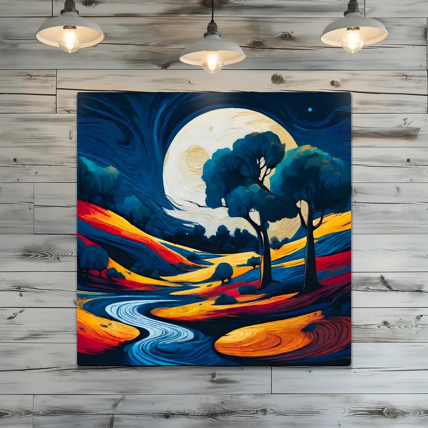 Landscape L2, Printed On Steel, Unique Image, Highly Detailed, Vibrant Colours, Perfect Wall Décor, A Gift For A Lifetime
