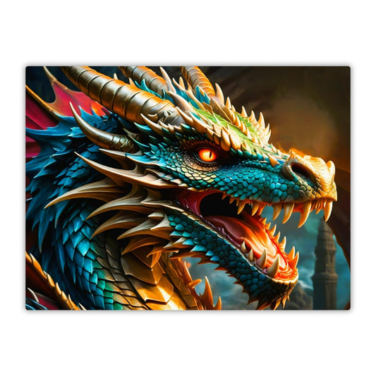Dragon 2, Printed On Gloss Aluminium To Enhance Colours And Detail, Unique Wall Print, A Gift For A Lifetime...