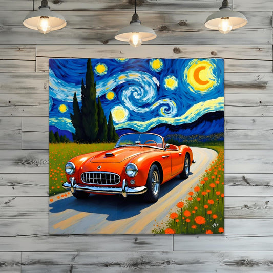 Car No7, Printed On Steel, Unique Image, Original Print, Highly Detailed, Great Gift Idea, Vibrant Colours, A Gift That Lasts Forever