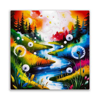 Dandelion D1, Printed on aluminium to enhance colour and detail. A great gift idea that will endure a lifetime...