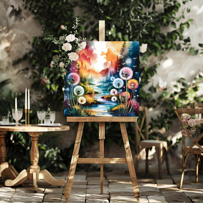 Dandelion No.D4, Printed on aluminium to enhance colour and detail. A great gift idea that will endure a lifetime...