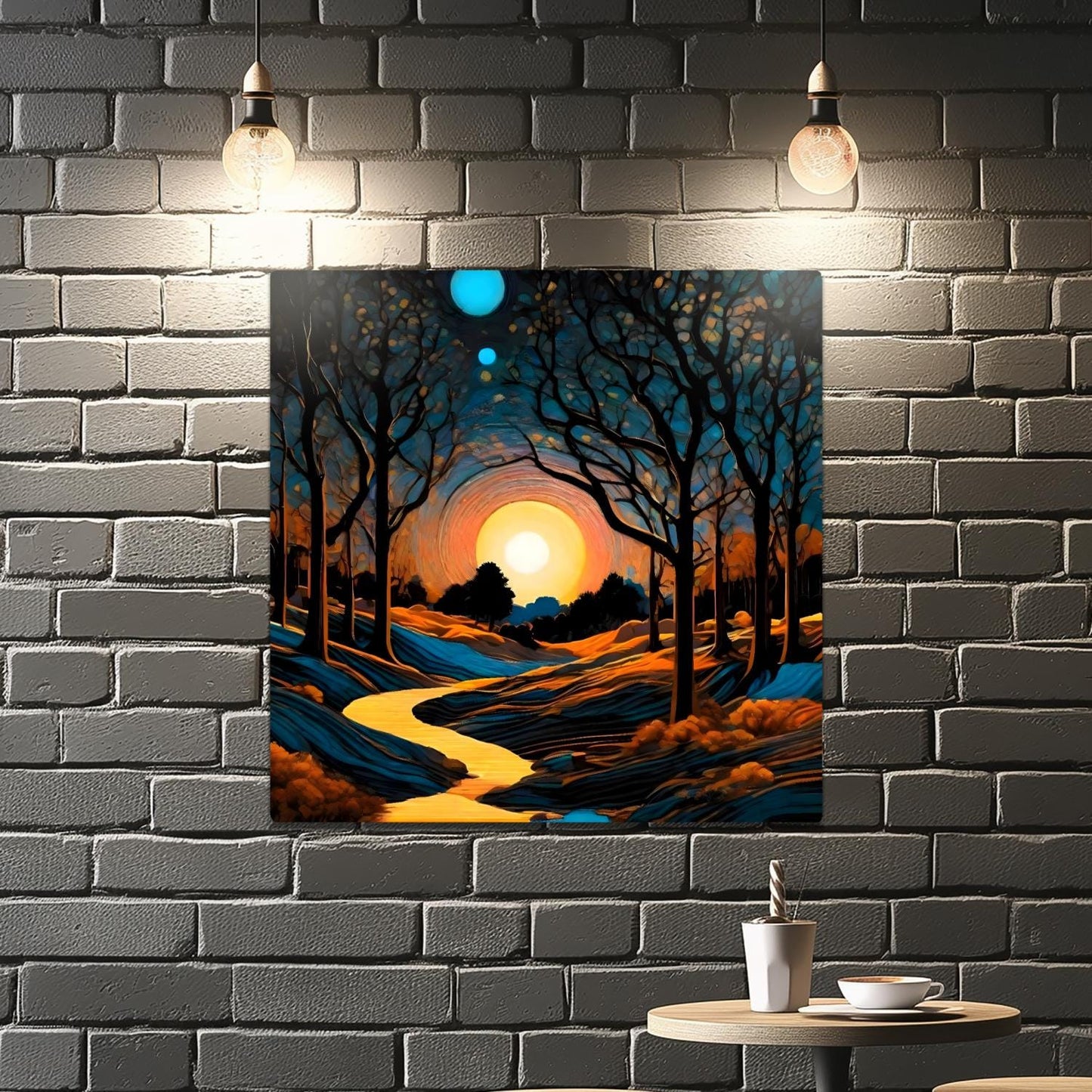 Landscape L4, Printed On Steel, Unique Picture, Vivid Image, High Quality Prints, Ready To Hang, A Gift That Will Lasts Forever