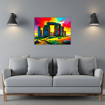 Stonehenge SH1, Printed on aluminium to enhance colour and detail. A great gift idea that will endure a lifetime...