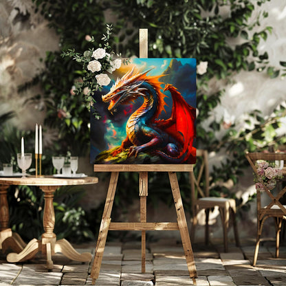 Dragon D3, Printed On Gloss Aluminium To Enhances Colours And Detail, Unique Wall Print, A Gift For A Lifetime..
