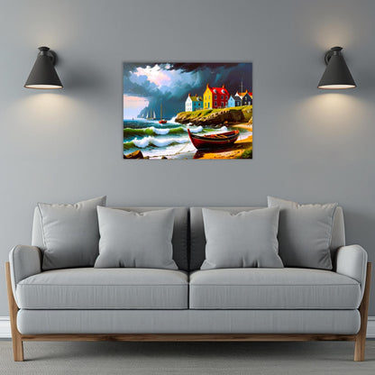 Coastal CO1, Printed On Gloss Aluminium To Enhance Colours And Detail, Unique Wall Print, A Gift For A Lifetime...