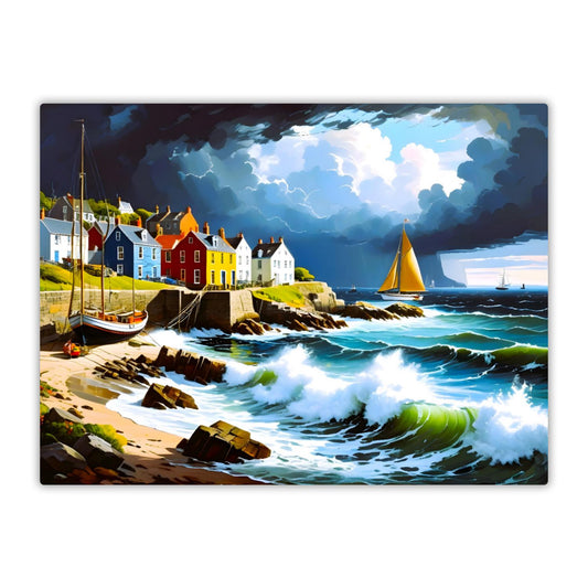 Coastal CO3, Printed On Gloss Aluminium To Enhance Colours And Detail, Unique Wall Print, A Gift That Will Last A Lifetime...