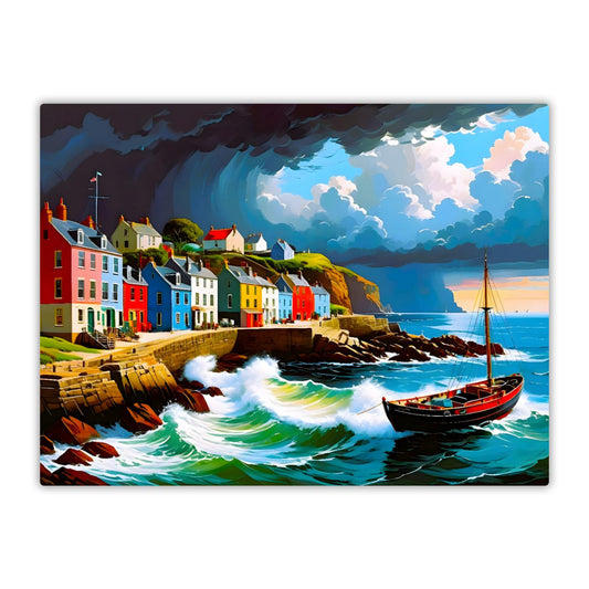 Coastal CO2, Printed On Gloss Aluminium To Enhance Colours And Detail, Unique Wall Print, A Gift For A Lifetime...