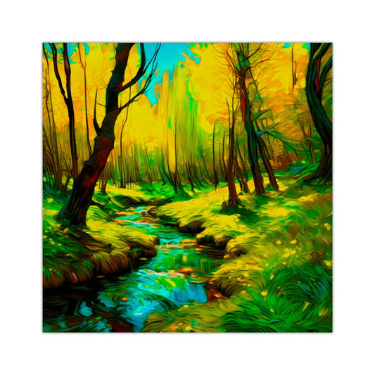 Wood Green No.WG2, Canvas Wall Art, Vivid Colours, Unique Wall Art, Unique Image, Box Canvas, Art Is A Gift For A Lifetime.