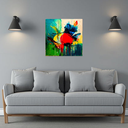 Abstract Sun S2, Printed On Gloss Aluminium To Enhance Colours And Clarity, A Gift To Last A Lifetime...