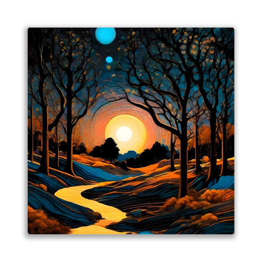 Landscape L4, Printed On Steel, Unique Picture, Vivid Image, High Quality Prints, Ready To Hang, A Gift That Will Lasts Forever