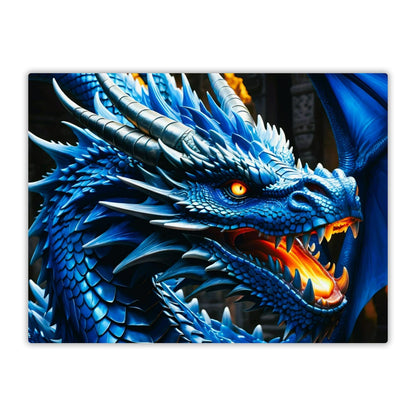 The Blue Dragon, Printed On Gloss Aluminium To Enhance Colours And Detail, Unique Wall Print, A Gift For A Lifetime...