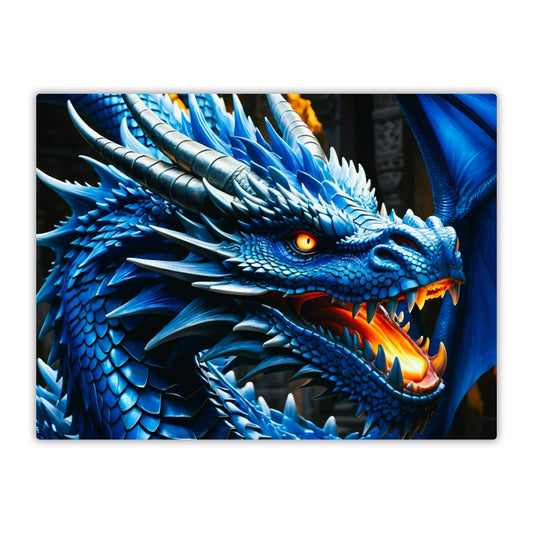 The Blue Dragon, Printed On Gloss Aluminium To Enhance Colours And Detail, Unique Wall Print, A Gift For A Lifetime...