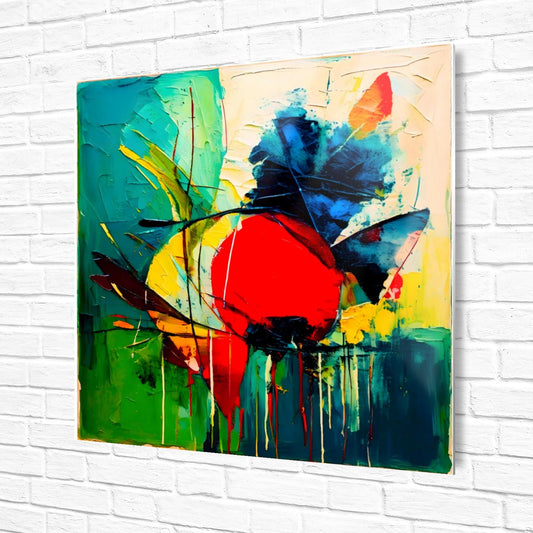 Abstract Sun S2, Printed On Gloss Aluminium To Enhance Colours And Clarity, Unique Wall Print, A Gift To Last A Lifetime...