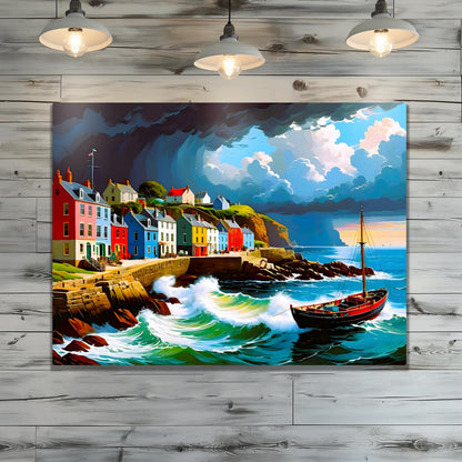 Coastal CO2, Printed On Gloss Aluminium To Enhance Colours And Detail, Unique Wall Print, A Gift For A Lifetime...