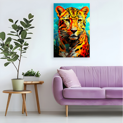 Leopard 1, Printed On High Quality Canvas, Vivid Colours, Unique Images, A Lasting Gift...