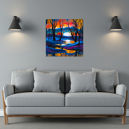 Landscape L9, Printed on aluminium to enhance colour and detail. A great gift idea that will endure a lifetime...