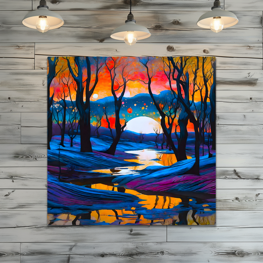 Landscape L9, Printed On Steel, Unique Image, Highly Detailed, Vibrant Colours, Great Depth Of Field, A Gift For A Lifetime